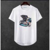 Erkek Ön Baskili T-shirt Plus Model